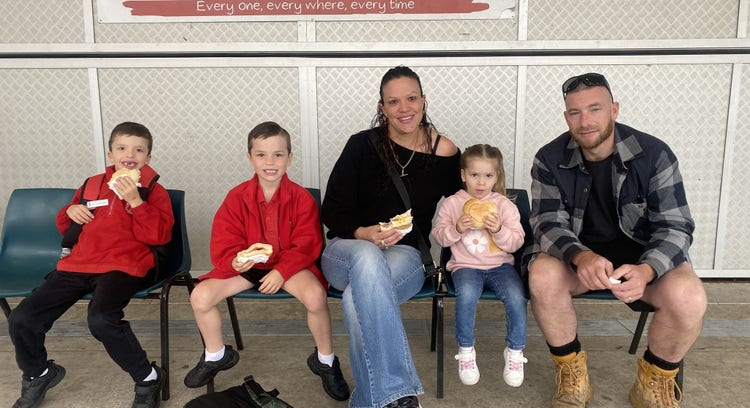 Family on Fathers day